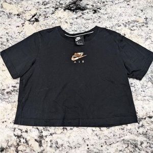 Nike Air Womens Sportswear Rose Gold Crop Tee